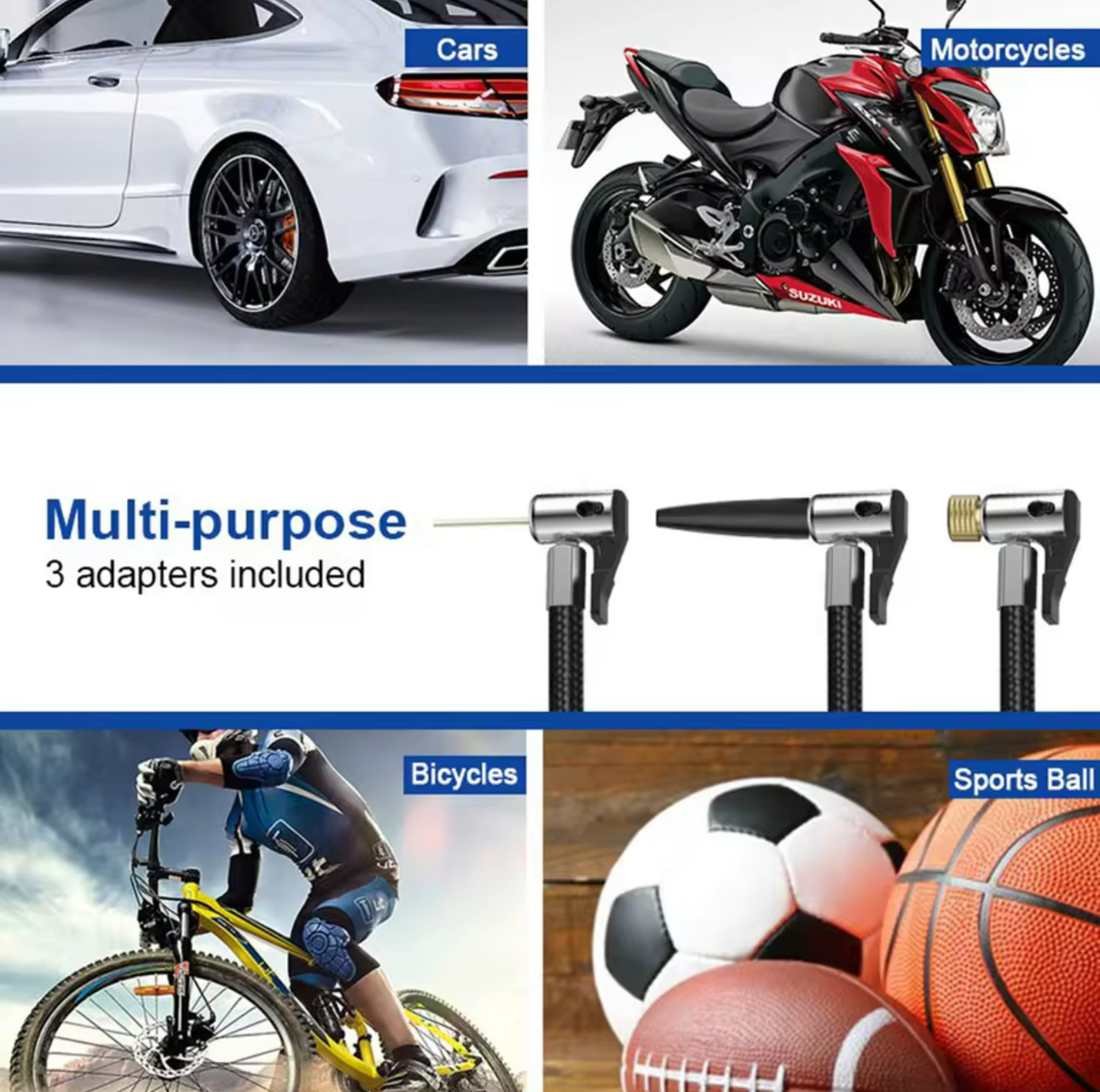 Miniatura 5 de COMPRESOR AIRE PORTATIL MULTIFUNCIONAL